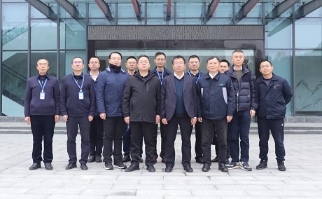 蒋文春率队莅临绵阳亚美AM8AG官网公司调研指导事情