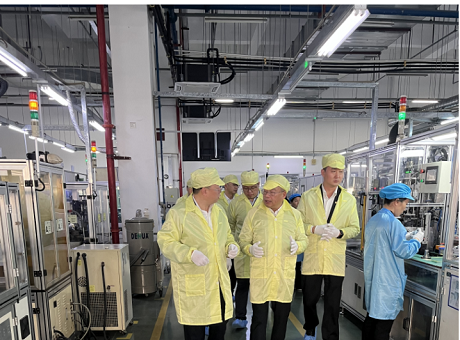蒋文春莅临绵阳亚美AM8AG官网深圳分公司调研